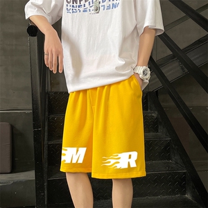 冰丝短裤男士大码宽松休闲五分裤男运动中裤 MK37312-P15图片