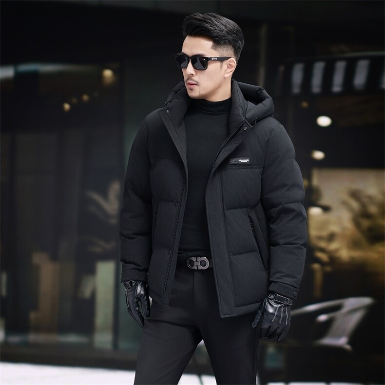 男装羽绒服YR8617新品主推必上！新标95绒雪*飞热销拼接印花,男装羽绒服,钱塘207-1