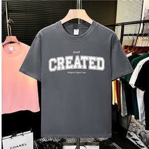 潮流简约ins男装凉感舒适休闲时尚圆领短袖T恤冰丝男款夏季品图片