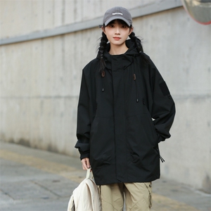 Cityboy情侣 时尚连帽冲锋衣外套夹克 团体班服图片