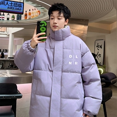 ！2023冬季新款男士立领棉衣简约字母印花棉服外套MY122P70，男装棉衣，电商B220