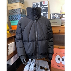 【现货】黑色连帽口罩棉服自制，男装棉衣，星座910A