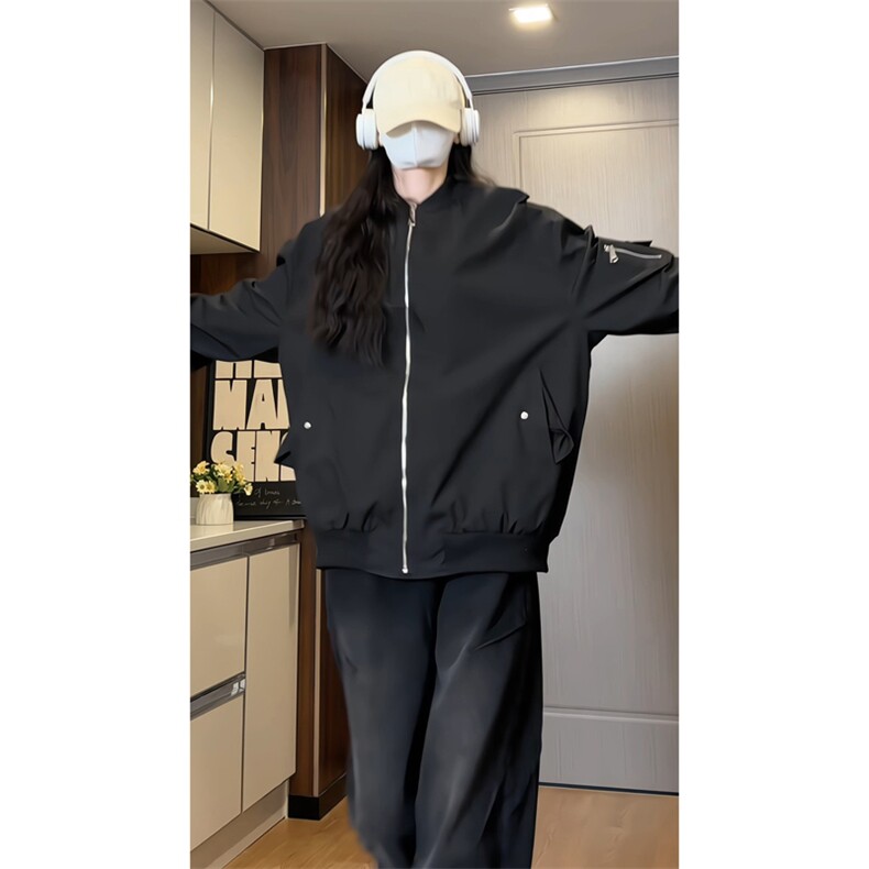 量大优供视频垫肩阿尔法飞行员外套夹克男CP44-70,男装夹克,电商B371