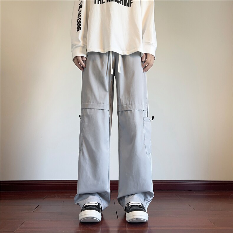 2025秋季新款潮流条纹大口袋宽松冲锋裤B315-K24253-特p40控78,男装休闲裤,电商B315