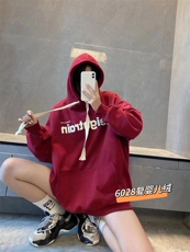 字母欧版加绒卫衣超，女装卫衣/绒衫，一杭