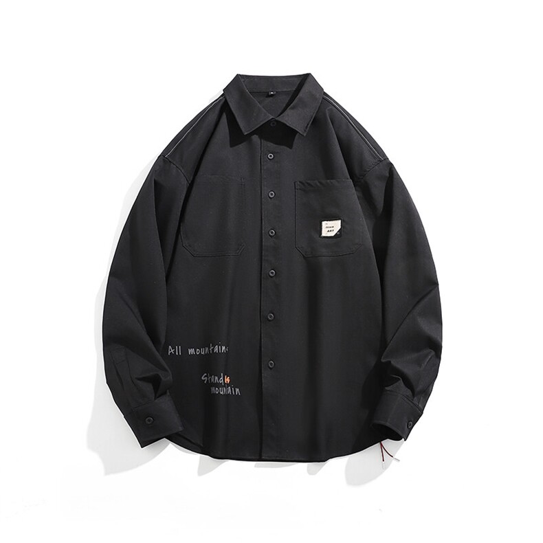 25年春季印花衬衫长袖得物抖音衬衫C323-1-CS2502-P50,男装衬衫,电商C323-1