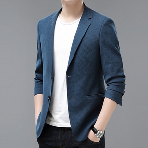 DW23165春季新款西装男西服简约外套西服商务休闲小西装单西P150图片