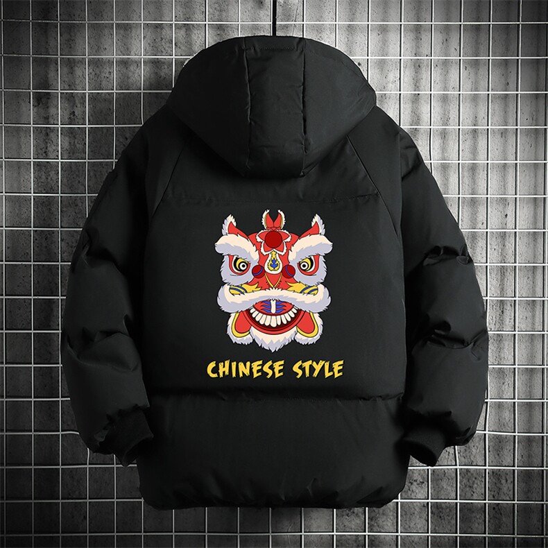 控128加绒面包服男大码羊羔毛衣男MY16185-P100图片