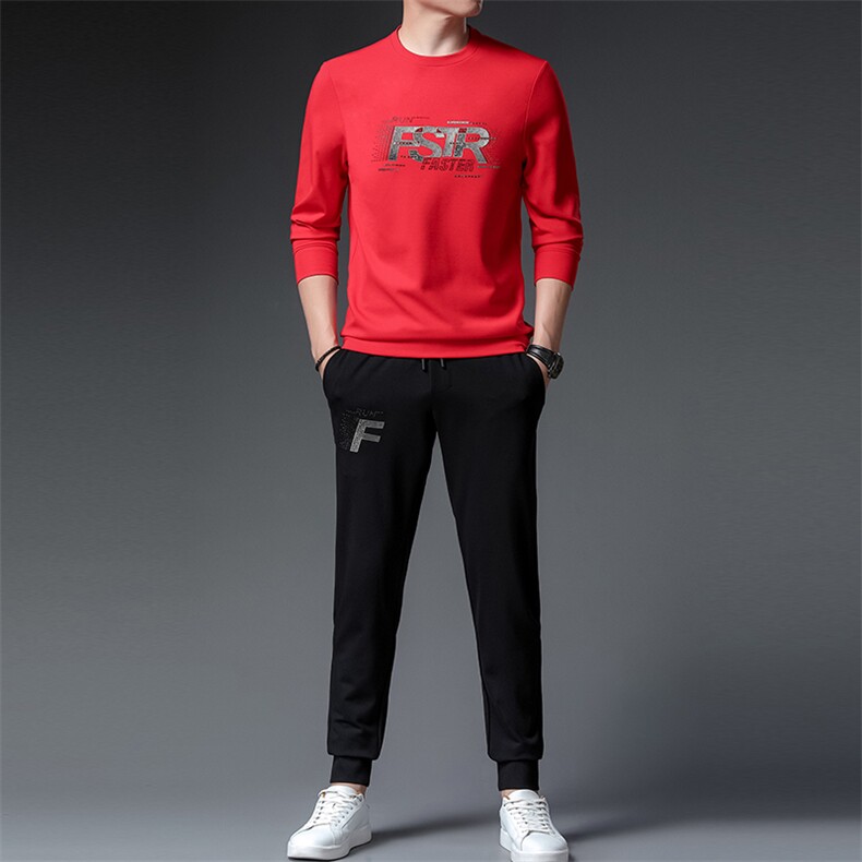 CA9830钱塘2020-2秋冬季新款时尚休闲帅气中青年男士套P160,男装休闲套装,钱塘207-2