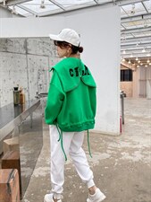 春款刺绣下摆抽绳外套，其它，茜娅图seattle