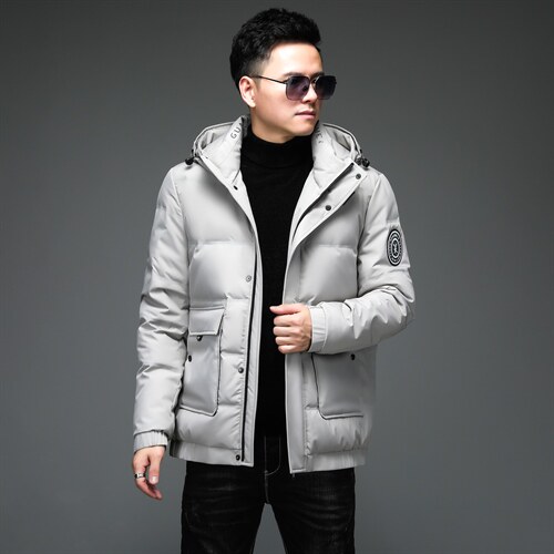 中长款白鸭绒羽绒服中年爸爸装连帽羽绒休闲外套男ALXB8818-P285,男装羽绒服,电商B212（原钱塘6029）