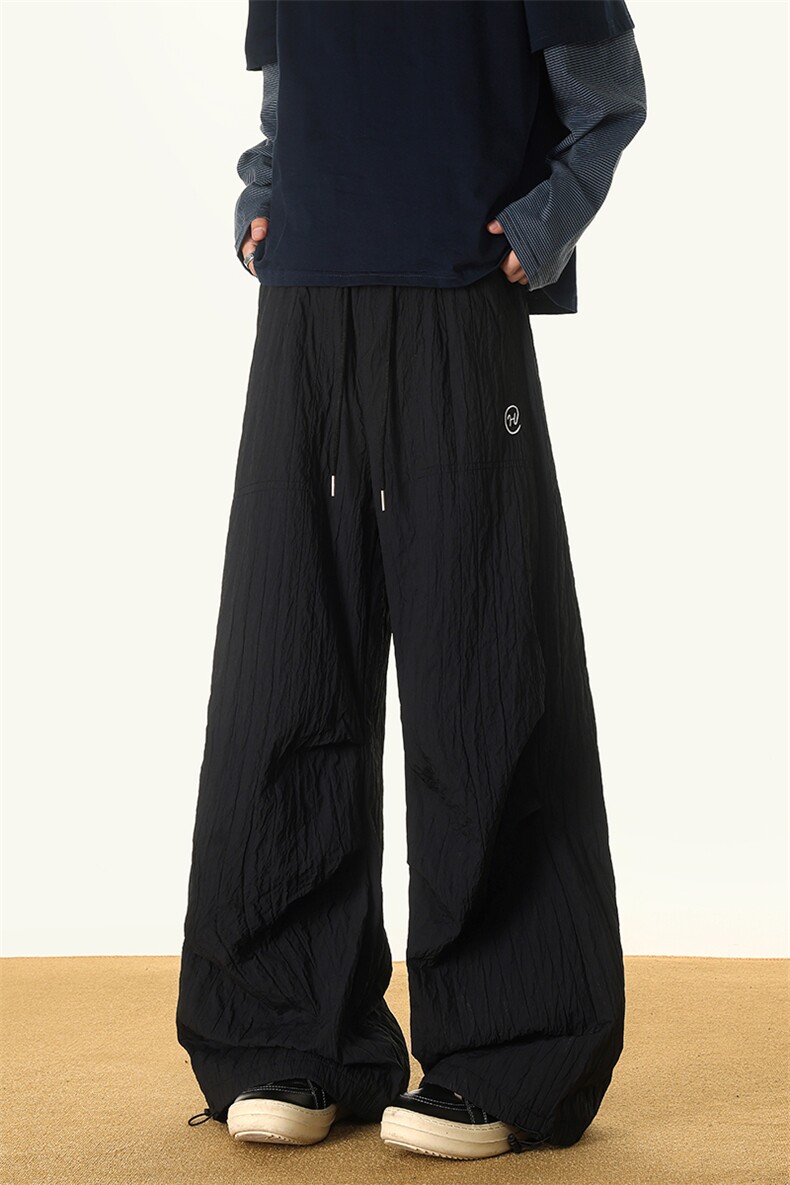 8XL-M新款速干肌理感直筒工装裤男宽松早秋休闲裤阔腿裤K9172P68,男装工装外套,电商D206-1