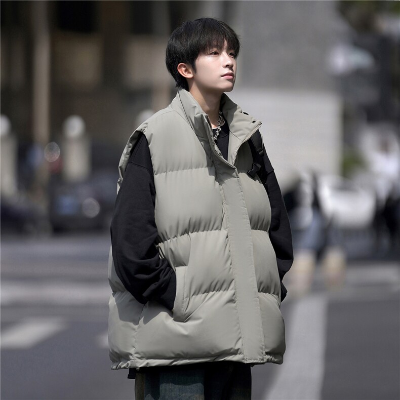 冬季叠穿无袖棉马甲男保暖加厚棉服坎肩外套MJ618特P38现货不议价,男装背心/马甲,星座610B-1
