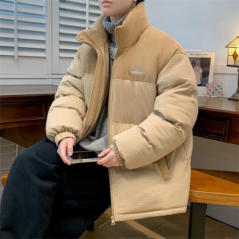 情侣面包服潮牌棉服男女加厚冬季外套防寒服棉袄M0899-P78,男装棉衣,星座308B-2