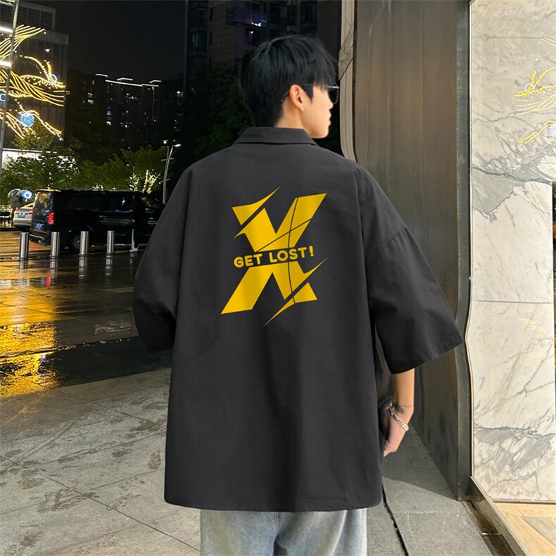 量大优  供视频 冰丝短袖衬衫男 DS231-特P 25图片