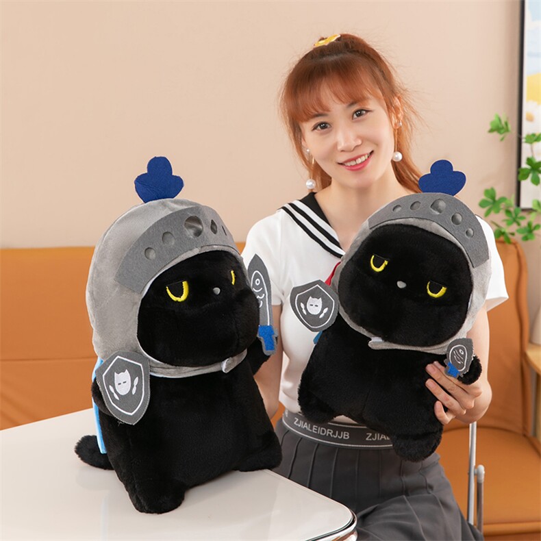 骑士憨憨猫公仔，一禾网供