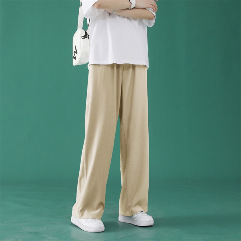 中性风 冰丝裤女 2028-特批22,女装休闲裤,星座718-1