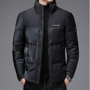 2023冬新款中青年纯色羽绒爸爸装厚羽绒服保暖外套DFLDY2021-P245图片