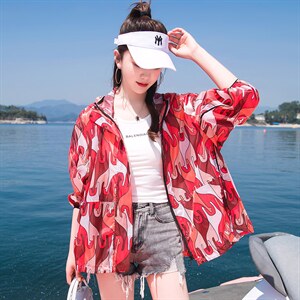 防晒衣女夏季薄款RF2C290-8100-P80-K128，女装防晒衣，蝶眷