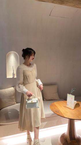 秋款新款现货连衣裙m-4xL，女装连衣裙，董与陈