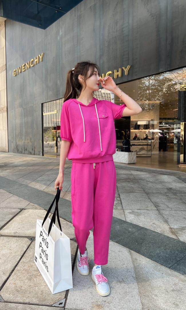 夏季休闲套装，女装运动套装，VolcanicFlame丽璨