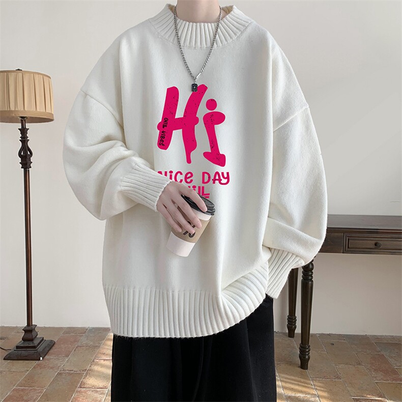 8XL半高领毛衣男大码胖子针织衫毛线衣 M18418-P45 加绒款-P65图片