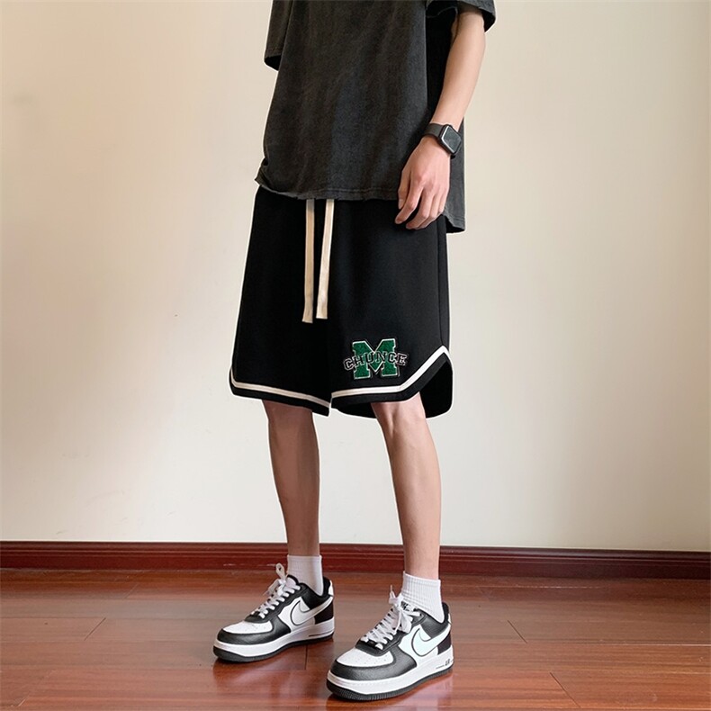 DK6966P35红地板华棉短裤篮球大码宽松户外时尚休闲夏季短裤男,男装休闲裤,星座510A-1