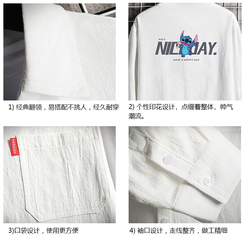 QC58173-P45亚七分袖衬衫男大码五分袖衬衣男短袖网格挂拍,男装衬衫,电商A040A