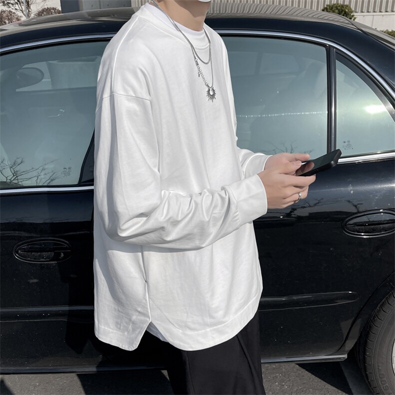 2024春季新款美式潮牌宽松卫衣男圆领套头打底衫现货W8088-P32，男装卫衣，星座512-4