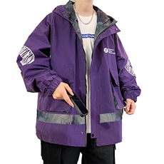冲锋衣外套男秋季青少年潮牌痞帅炸街夹克登山服A436-23302-P70，男装夹克，电商A436
