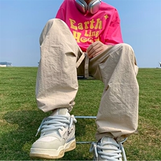 夏季休闲裤束脚男户外防水冲锋裤男痞帅直筒冲KX1503，男装休闲裤，星座1116A（原606A-3）