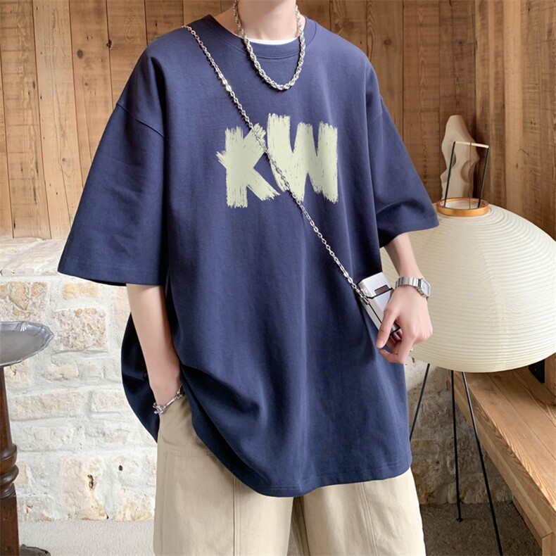 量大优供视频230g重磅纯棉短袖t恤男XT483-特P19,男装T恤,电商B371