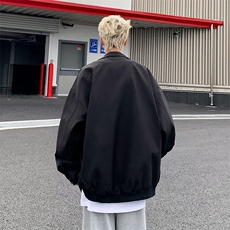冷淡系高级感外套男拉链设计感潮牌宽松休闲工装飞行夹克J661/65，男装夹克，星座506