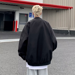 冷淡系高级感外套男拉链设计感潮牌宽松休闲工装飞行夹克J661/65图片