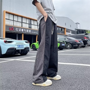 W272-P42 冲锋裤子美式机能伞兵裤宽松束脚休闲户外徒步登山裤图片