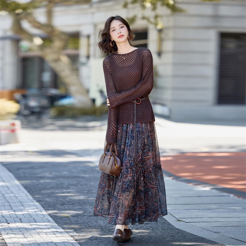 【现货！主推款】碎花套装连衣裙女,女装套装/套裙,素月