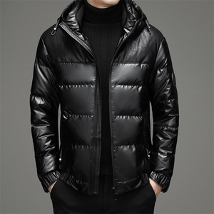 F6615秋冬新款2023年男士休闲羽绒服加厚保暖夹克外套P225图片