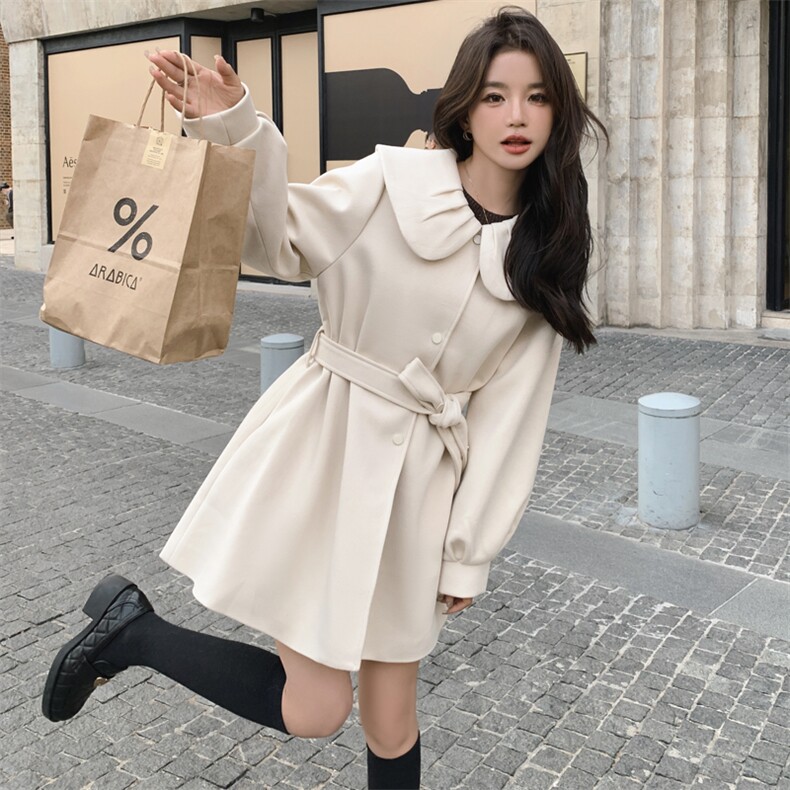 【现货】秋冬减龄收腰毛呢外套228-A550-P150控218,女装毛呢外套,浙宝228