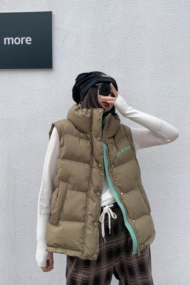 拼色马甲，女装马甲，别无选择