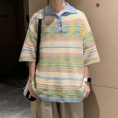 短袖青春流行潮流潮T恤夏季男标准圆领卡通动漫时尚潮牌，男装T恤，星座716-2