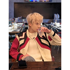欧美hiphop短款拼接赛车外套男潮牌高街小众机车服夹克JK910，男装夹克，星座1116A（原606A-3）