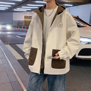秋季户外夹克男双面穿冲锋衣外套DSA157B- JK7902-P70图片