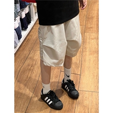 打褶弯刀休闲短裤男士韩版潮流痞帅气百搭夏季ins七分裤K5635-P42，男装牛仔裤，星座412-2