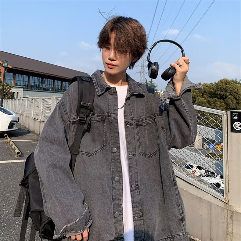 美式高街牛仔外套男韩版潮流痞子帅2023秋冬新款ins夹克W5047-P57,男装大码男装,星座412-2
