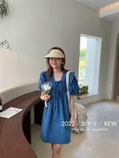 夏季娃娃连衣裙，女装连衣裙，6·9衣社