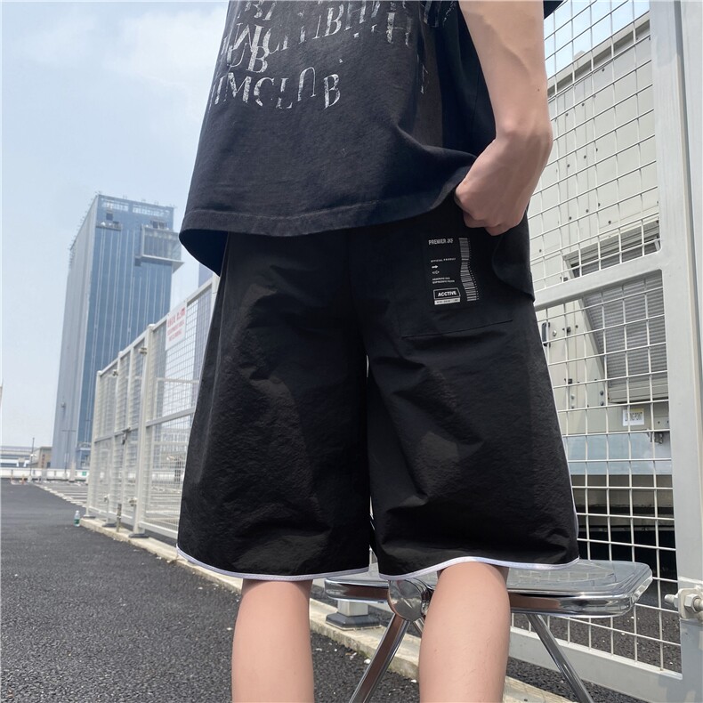夏季新款速干百搭按扣设计宽松休闲五分裤B315-K24148-特p30控58,男装牛仔裤,电商B315