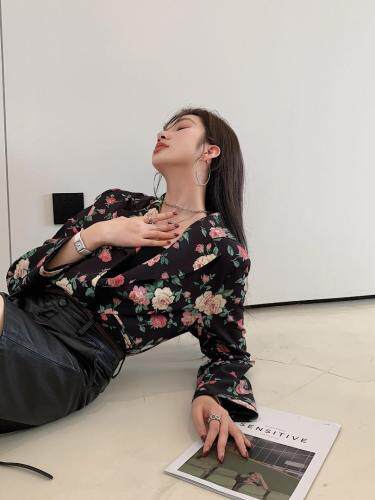 早秋印花西服，其它，ZHOU CHU