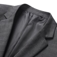 BV718钱塘2020-2秋冬季男装西服条纹时尚休闲男士长袖外套P165，男装西服，钱塘207-2