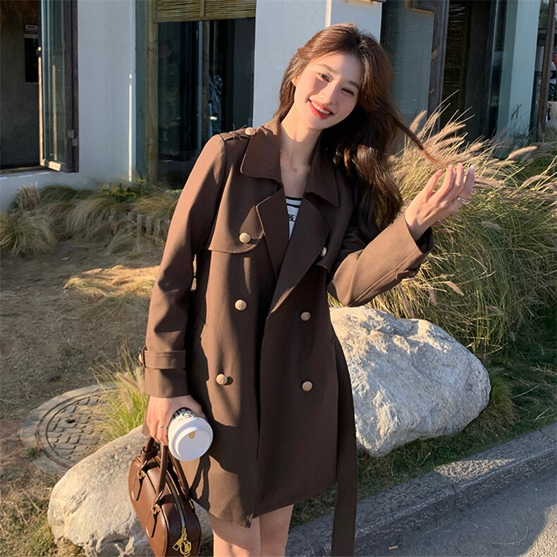 现货新款休闲时尚春秋风衣外套浙宝B2楼239-P155-控215，女装风衣，姿衣轩