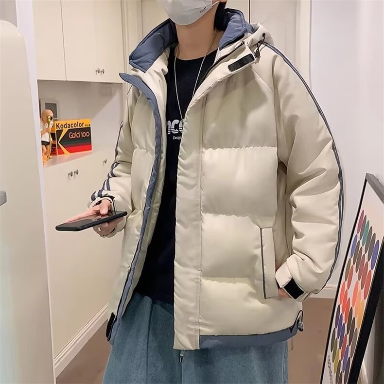 冬季新款男士棉衣外套港风棉袄情侣装加厚男韩版潮流M058-P80,男装棉衣,星座308B-1